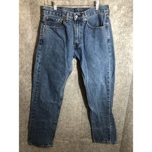 Levis 505 Jeans Mens 32x29 Blue Straight Leg Denim Medium Wash 00505-4891